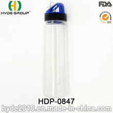 Transparente 900ml Kunststoff Tritan Trinkflasche (HDP-0847)